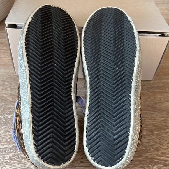 Golden Goose Leopard-Pattern Pony Hair & Leather Sneakers EU 39 US 9 - Picture 9 of 13